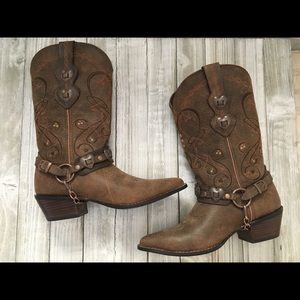 Durango  boots. Worn twice. Well taken care off.